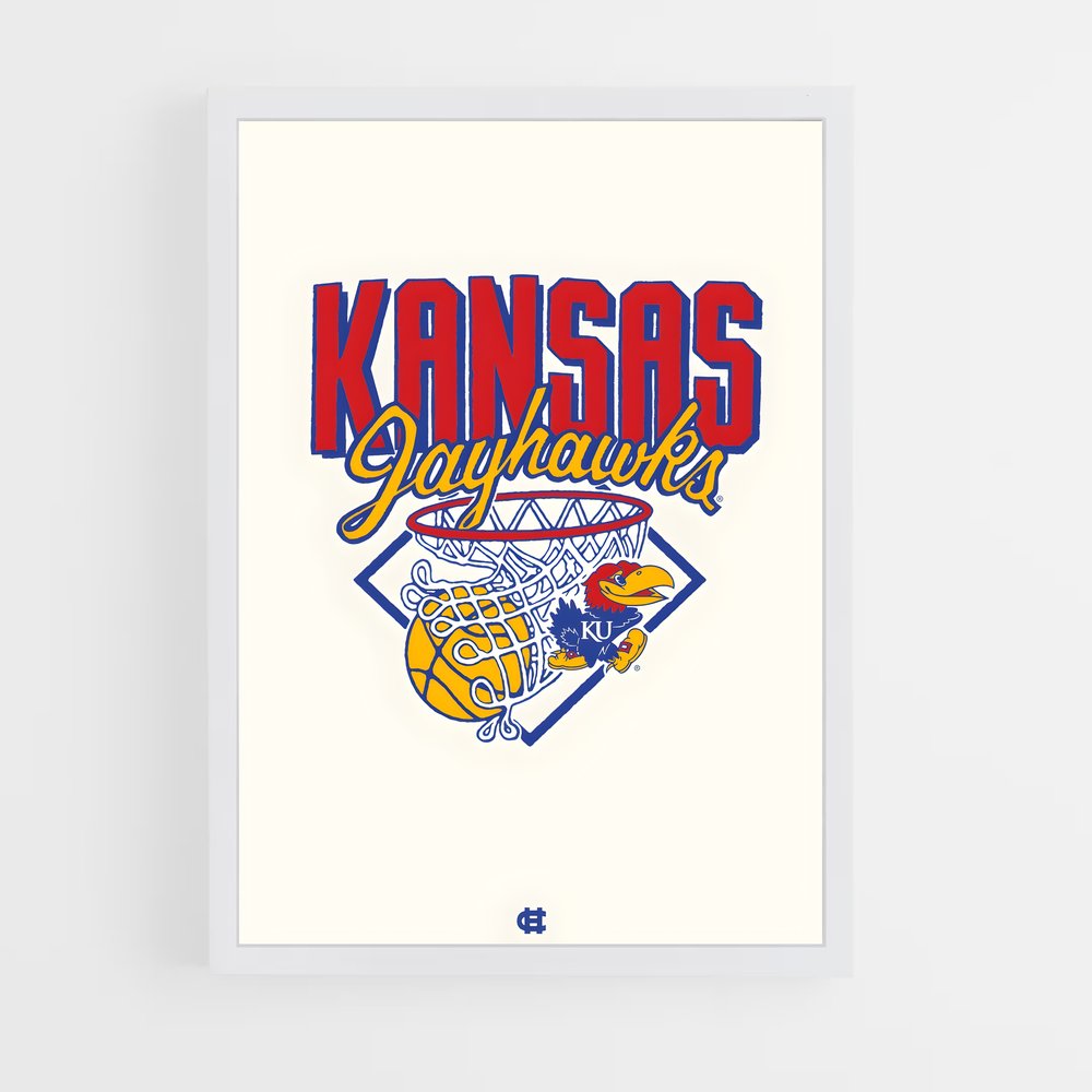Poster Jayhawk Pride – affiche Basketball (vue 3)